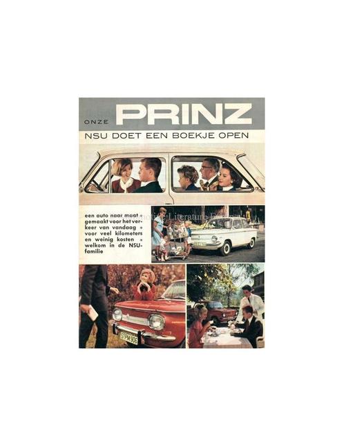 1965 NSU PROGRAMMA BROCHURE NEDERLANDS, Boeken, Auto's | Folders en Tijdschriften
