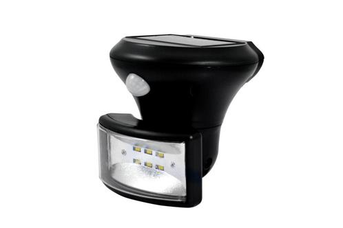 Solar LED buitenlamp - 5W - 500 Lumen - Bewegings + schemers, Tuin en Terras, Buitenverlichting, Bewegingssensor, Waterbestendig