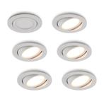 Ledisons LED-inbouwspot Opaco wit 5W dimbaar IP54, Huis en Inrichting, Nieuw