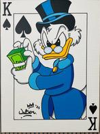 Xavier Van Walsem (1980) - Scrooge Mcduck King of Spades, Antiek en Kunst, Kunst | Schilderijen | Modern