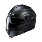 HJC C91N - Mat Zwart, Motoren, Nieuw met kaartje, Systeemhelm, Verzenden, HJC