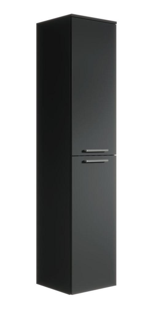 Badkamerkast Saturnus 35 x 35 x 130 cm Zwart Kolomkast, Huis en Inrichting, Badkamer | Badkamermeubels, Nieuw, (Half)hoge kast