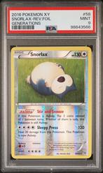 2016 Pokemon XY Generations Snorlax #58- PSA 9, Verzenden, Nieuw, Foil