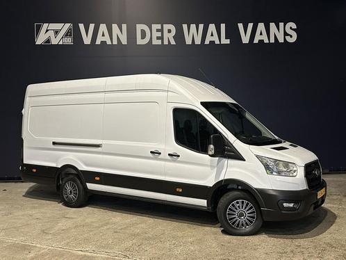 Ford Transit 2.0 TDCI 130pk L4H3 Jumbo Euro6 Airco | Camera, Auto's, Bestelauto's, Dealer onderhouden, Lease, Zwart, Handgeschakeld