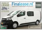 Opel Vivaro 1.6 CDTI L2H1 DC Airco Cruise 6 Pers LED €270pm, Wit, Nieuw, Lease, Opel