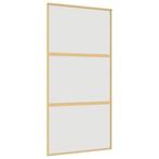 Matglas Schuifdeur Goud | Gebruikt | OP = OP, Doe-het-zelf en Verbouw, Deuren en Horren, 100 tot 120 cm, Binnendeur, Nieuw, Ophalen of Verzenden