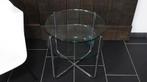 Gispen Today 425 bijzettafel chrome frame, Ophalen of Verzenden, Zo goed als nieuw, Glas