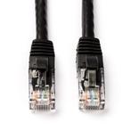 Internetkabel | Cat6a U/UTP | 15 meter (Zwart), Computers en Software, Pc- en Netwerkkabels, Verzenden, Nieuw