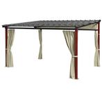 TRUUSK Pergola 3,5x3m Paviljoen Met Zijwanden, Winddicht, In, Verzenden, Nieuw