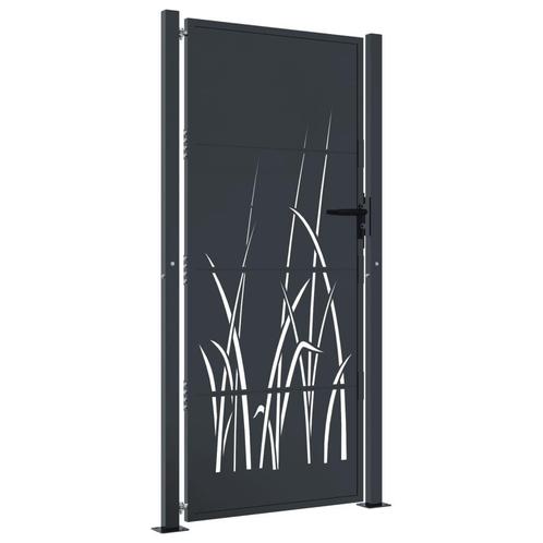 Tuinpoort Staal Antraciet - OP=OP! - Extra Veilig & Goedkoop, Tuin en Terras, Tuinhekken en Hekwerk, Met poort, Nieuw, IJzer, Tuinhek