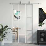 Schuifdeur Gehard Glas - 76x205cm - Wit - OP = OP! Must H..., Doe-het-zelf en Verbouw, Deuren en Horren, Minder dan 80 cm, Binnendeur
