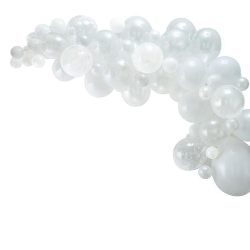 Witte Ballonnenboog DIY Set, Hobby en Vrije tijd, Feestartikelen, Nieuw, Verzenden