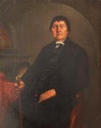 Nederlandse school (XIX) - Portret van een heer met