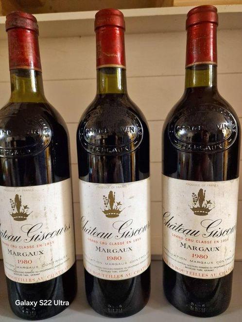 1980 Chateau Giscours - Bordeaux, Margaux 3ème Grand Cru, Verzamelen, Wijnen