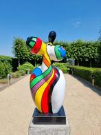 Beeldje - Staande Vrouw - 60 cm - Marmer, vezelglas, Antiek en Kunst