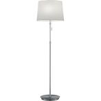 LED Vloerlamp - Trion Dyon - E27 Fitting - Rond - Mat Nikkel, Huis en Inrichting, Lampen | Vloerlampen, Ophalen of Verzenden, Nieuw