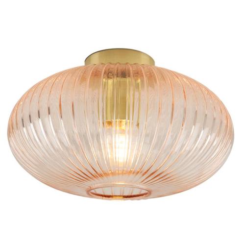 Design plafonnière roze, Charlois, Huis en Inrichting, Lampen | Plafondlampen, Nieuw, Glas, Ophalen of Verzenden