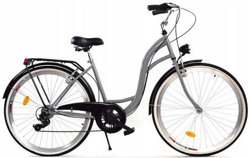 Meisjesfiets - 26 inch - met 7 versnellingen - grijs zwart, Fietsen en Brommers, Fietsen | Kinderfietsjes, Nieuw, Ophalen of Verzenden
