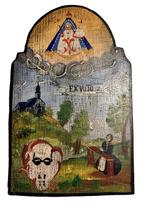 Votiefgeschenk - Hout - 20e eeuw - In uitstekende staat, Antiek en Kunst