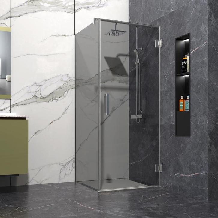 Sani Royal Douchecabine Rookglas 100x60 cm, Doe-het-zelf en Verbouw, Sanitair