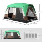 TRUUSK Groepstent Voor 8 Personen 4,90 X 3,05 X 2,25 M Met W, Caravans en Kamperen, Verzenden, Nieuw