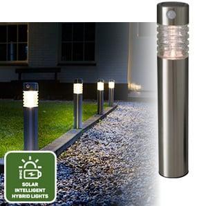 Solar Tuinsteker Arizona - Met Bewegingssensor - USB Opla..., Tuin en Terras, Buitenverlichting, Bewegingssensor, Waterbestendig