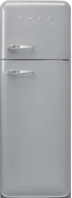 Smeg FAB30RSV6 retro jaren 50 koelkast - zilver, Witgoed en Apparatuur, Koelkasten en IJskasten, 150 tot 200 liter, Verzenden