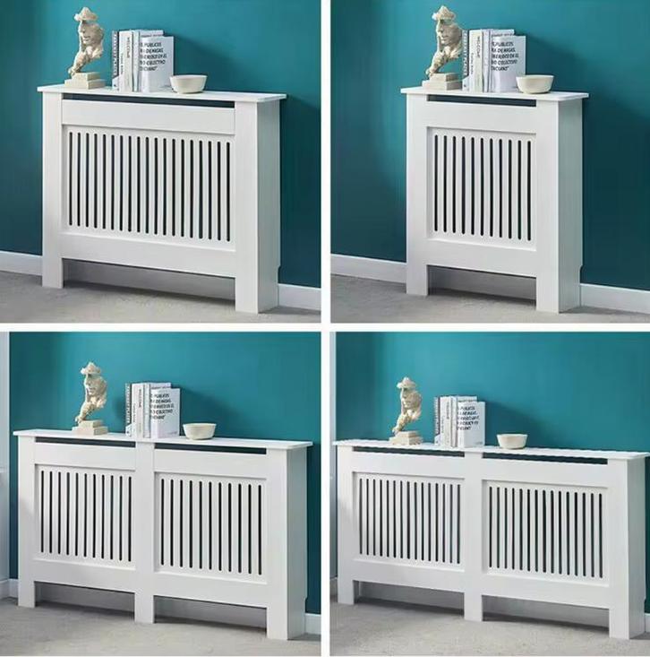 Moderne Radiatorkast – Witte MDF Ombouw met Rooster, Huis en Inrichting, Kasten | Ladekasten, Nieuw, Verzenden