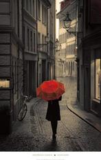Kunstdruk Stefano Corso - Red Rain 61x96cm, Verzenden, Nieuw