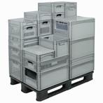 Kratten 60 40, stapelbak, plastic krat 60x40x27, magazijnbak, Nieuw, Minder dan 35 cm, Krat, 40 tot 60 cm