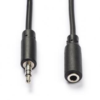 3.5 mm jack verlengkabel | Nedis | 1 meter (Stereo), Audio, Tv en Foto, Audiokabels en Televisiekabels, Nieuw, Verzenden