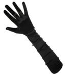 Lange zwarte gala handschoenen - Party handschoenen, Hobby en Vrije tijd, Feestartikelen, Verzenden, Nieuw