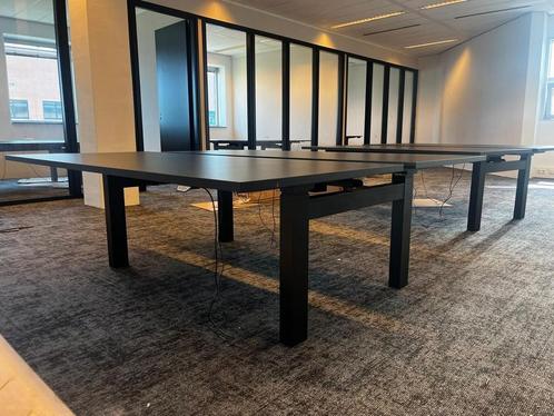 100 x Refurbished Ahrend Duo Bureau | Elektrisch | Zwart, Huis en Inrichting, Bureaus, Stabureau, Zo goed als nieuw, Elektrisch