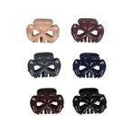 Haarklemmen Set Klein 2,5cm Strik Effen Naturel, Nieuw