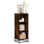 vidaXL Boekenkast 40x35x107,5 cm bewerkt hout gerookt, Huis en Inrichting, Kasten | Boekenkasten, Verzenden, Nieuw, Overige houtsoorten