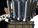 Wielbouten M12x1,25 Conisch 55mm ( M12 x 1,25 ), Ophalen of Verzenden