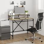 vidaXL Bureau 100x50x90 cm bewerkt hout en ijzer sonoma, Huis en Inrichting, Verzenden, Nieuw