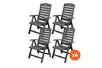 Set van 4 - Hartman Florion Recliner verstelbare tuinstoel -, Verzenden, Nieuw, Overige materialen