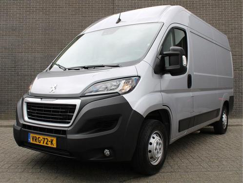 Peugeot Boxer 330 2.2 BlueHDi 140 L2H2 Asphalt, Auto's, Peugeot, Onderhoudsboekje, Lease, Grijs, Handgeschakeld, Overige carrosserieën