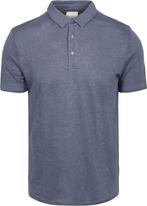 Knowledge Polo Regular Linnen Indigo maat XL Heren, KnowledgeCotton Apparel, Verzenden, Blauw, Maat 56/58 (XL)