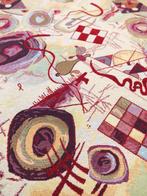 Geweldige GOBELIN-stof in Kandinskij-stijl abstracte kunst, Antiek en Kunst, Antiek | Kleden en Textiel