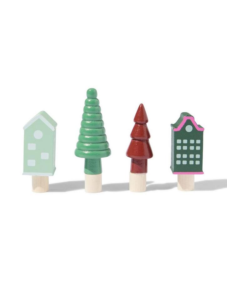 HEMA Houten figuren kerst van €3.99 voor €2.5 sale, Diversen, Kerst, Nieuw, Verzenden