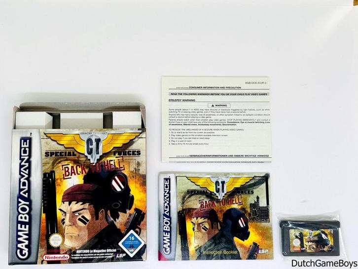 Gameboy Advance / GBA - Special CT Forces - Back To Hell - E, Spelcomputers en Games, Games | Nintendo Game Boy, Gebruikt, Verzenden