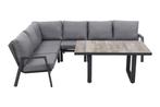 VDG Azoren/Darwin lounge dining set - antraciet - links &, Verzenden, Nieuw, Overige materialen, Loungeset