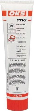 Oks 1110 food grade siliconenvet nsf h1 80 ml, tube, Verzenden, Nieuw