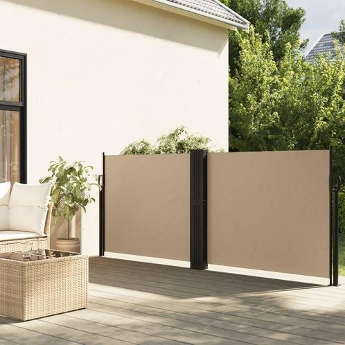 vidaXL Windscherm uittrekbaar 140x1200 cm beige, Tuin en Terras, Zonneschermen, Nieuw, Verzenden
