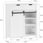2dekans | Moderne keukenkast - dressoir met schuifdeur -, Huis en Inrichting, Kasten | Dressoirs, Ophalen of Verzenden, Zo goed als nieuw