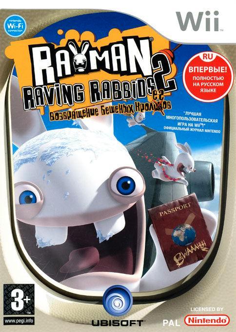 Wii Rayman Raving Rabbids 2, Spelcomputers en Games, Games | Nintendo Wii, Zo goed als nieuw, Verzenden