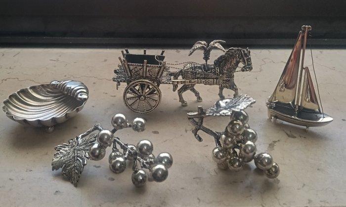Miniatuur figuur - Zilver, Antiek en Kunst, Curiosa en Brocante