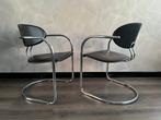 Effezeta - Stoel (2) - Metaal, Chroom, Synthetisch leder -